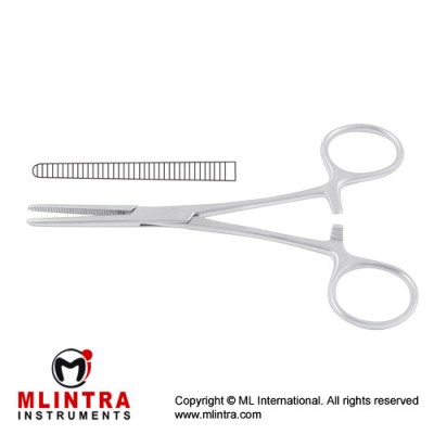 Pean-Nippon Haemostatic Forceps Straight Stainless Steel, 16.5 cm - 6 1/2"